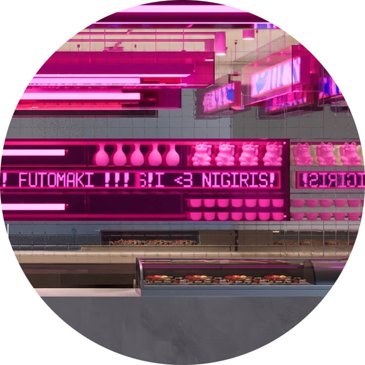 Unidad tipo food court Sushiitto
